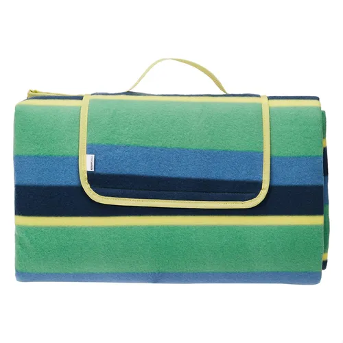 Rechteckige Picknickdecke TEX0724-18, 200x200 cm, Streifenmuster