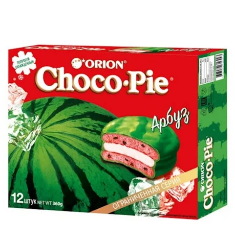 Orion Choco-Pie mit Wassermelonen-Geschmack, 360 g