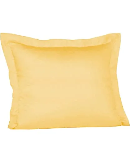 Fleuresse Colours Kissenbezug, Mako Satin, goldgelb, 35 x 40 cm