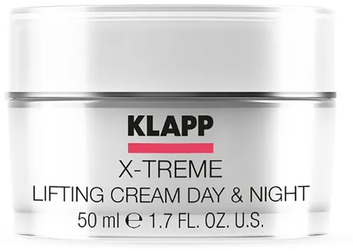 Klapp X-Treme Lifting Cream Day & Night 50 ml - Tagespflege mit biotechnologischem Wirkstoff für straffere Haut. Intensive Tiefenwirkung und Seidenproteine sorgen für ein samtiges Hautgefühl.
