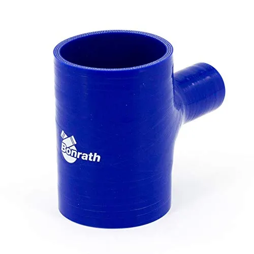 Bonrath Silikonschlauch T-Stück 25mm - Länge:100mm - Ø60mm