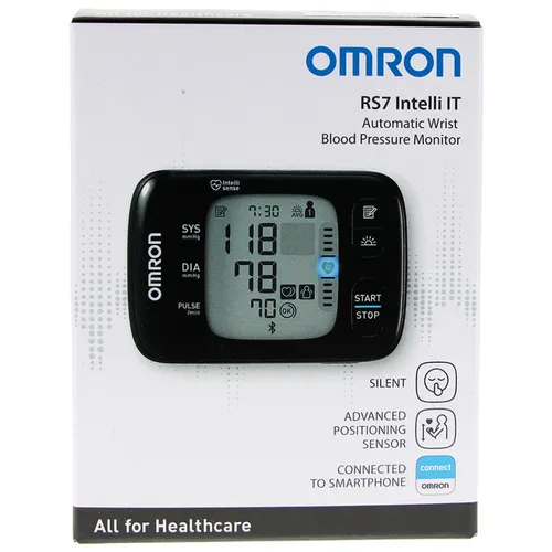Omron Handgelenk-Blutdruckmessgerät RS7 Intelli IT