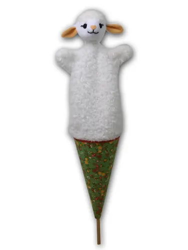 Tütenpuppe 3in1 Puppe + Handpuppe Kinderspielzeug Tütenkasper Schäfchen 52cm