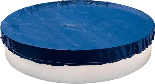 Steinbach Sommerabdeckplane für Rundbecken Ø 460 cm - Sonstiges Poolzubehör mit 70 cm Übermaß für optimale Abdeckung. Robuste PE-Folie schützt Ihren Stahlwandpool und ist einfach zu fixieren.