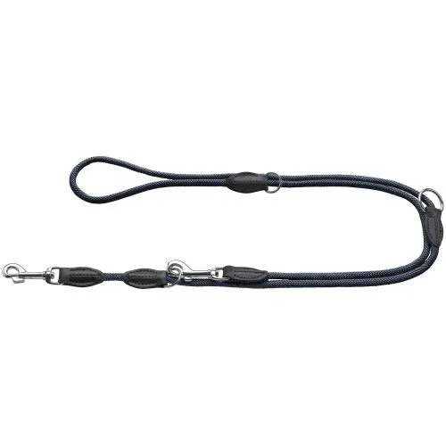 HUNTER Verstellbare Hundeführleine Freestyle EIBY, Blau von Hunter Tierbedarf