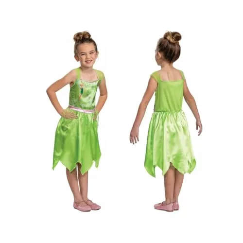 Disguise Disney Offizielles Standard Tinkerbell Kostüm Kinder Mädchen Feenkostüm Kinder Faschingskostüme Kinder S
