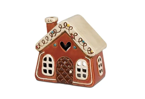 formano Windlicht Häuser, Farbe: Braun, Motiv: Haus von formano