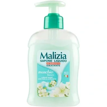 Sapone Muschio Bianco Flüssigseife 300ml - Malizia