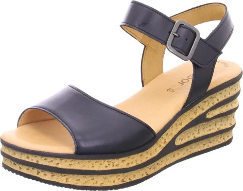 Gabor 44.651 Damen Sandalette - Riemchen Sandalen schwarz Elegant NEU
