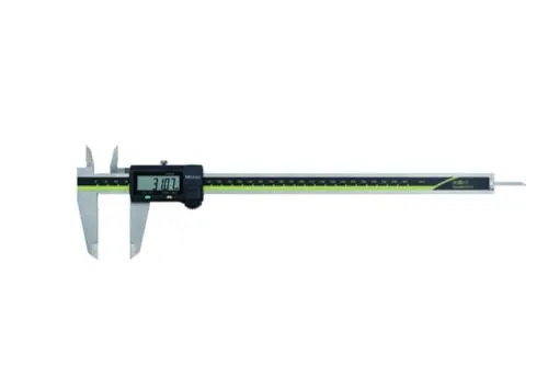 Mitutoyo Digital ABS AOS Messschieber 0-300 mm - Digitale Messschieber mit Tiefenmessstange und Datenausgang, ideal für präzise Messungen in der Werkstatt oder im Labor.