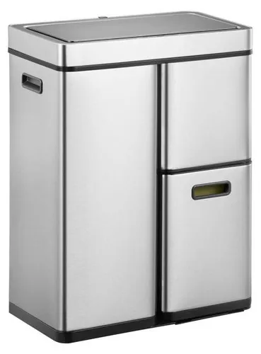 EKO Sensor-Mülleimer Mirage Plus 1x30 L + 2x15 L Mattsilber von EKO