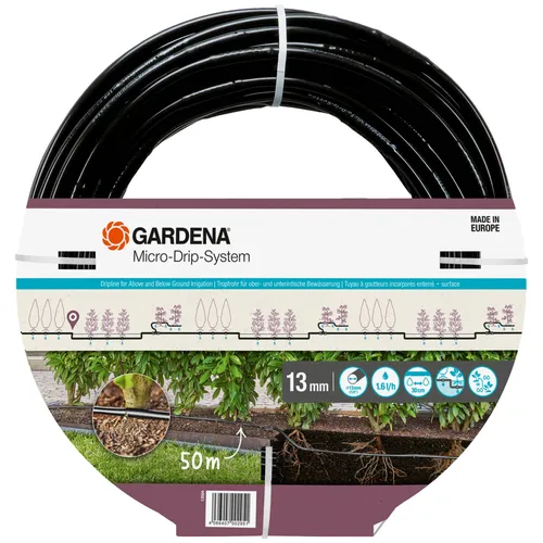 GARDENA 13504-20 Micro-Drip-System Tropfrohr in schwarz von GARDENA