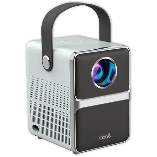 Kompakter Projektor, 2500 Lumen, Cool Star-Lautsprecher, eingebauter Lautsprecher, 10 W, HDMI/USB + WLAN-Spiegel