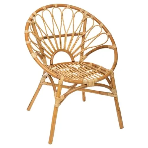 Atmosphera – Praya Stapelsessel aus Naturrattan – B 67 x H 84 cm – Für Wohnzimmer und Veranda