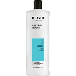 Nioxin System 3 Scalp + Hair Haarshampoo 1000 ml - Shampoo für coloriertes, dünner werdendes Haar, kräftigt und verleiht Volumen. Teil eines effektiven dreistufigen Pflegesystems für voller aussehendes Haar.