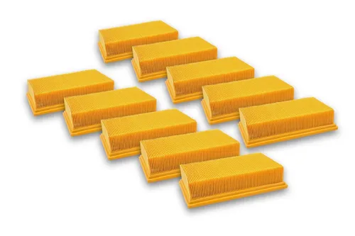 vhbw Flachfaltenfilter Ersatz für Bosch 2 607 432 034, 2 607 432 033 für Staubsauger, Nass-
