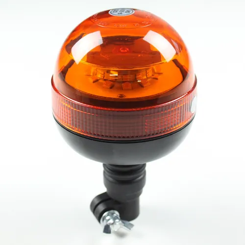 MAWEKU LED Rundumleuchte 12V/24V mit Gummifuß - Diese zuverlässige Warnleuchte bietet eine hohe Sichtbarkeit durch ihr Blitzlicht. Ideal für den professionellen Einsatz in Fahrzeugen oder auf Baustellen.