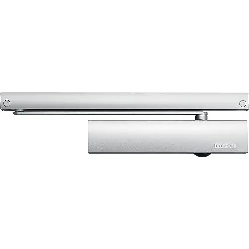 Geze Türschließer TS 5000 L BG ECline EN 3-5 mit Gleitschiene 1-flügelig, silber