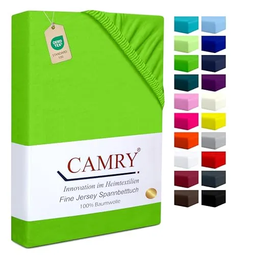 Camry Spannbettlaken 140x200cm in grün von Camry