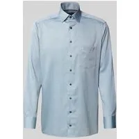 OLYMP Regular Fit Business-Hemd aus reiner Baumwolle in Gruen, Größe 45