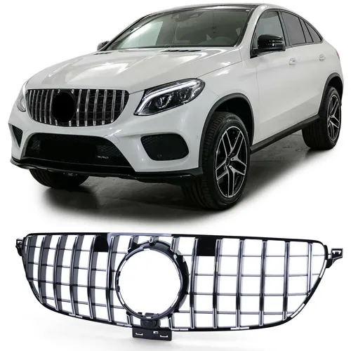Sport Kühlergrill Schwarz Chrom für Mercedes GLE Coupe C292 2015-2019