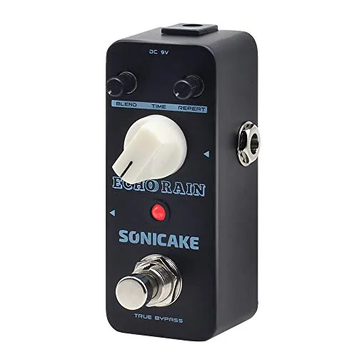 SONICAKE Digital Delay Pedal Echo Rain Gitarre Effektpedal Analog Style Hybrid