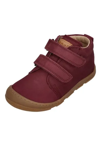 KOEL Mid Top Barfußschuhe Kari Extra Wide Klett - Wanderschuhe für kräftige Kinderfüße, aus weichem Hydro Leder mit extra weiter Passform und optimalem Halt durch Doppelklettverschluss.