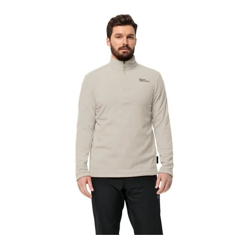 Jack Wolfskin Stehkragenpullover TAUNUS HZ M XXL (56/58) - Stylischer Stehkragenpullover aus 100% recyceltem POLARTEC-Material, ideal für aktive Freizeit. Größe 2XL in der Farbe Seal.