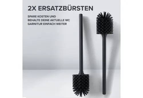 Toilettenbürsten & -halter Schwarz von ovimar