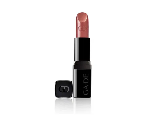 GA-DE True Color Satin Lipstick - 142 Golden Rose, 4,2 g - Langanhaltender Satin Lippenstift in der Farbe Golden Rose. Für brillante Farbe und ein geschmeidiges Lippengefühl. Ideal für jeden Anlass.