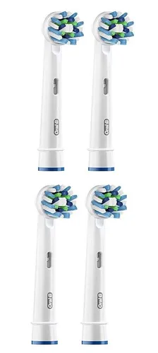 Oral-B Pro Cross Action Aufsteckbürsten Ersatzbürsten Bakterienschutz weiß 4