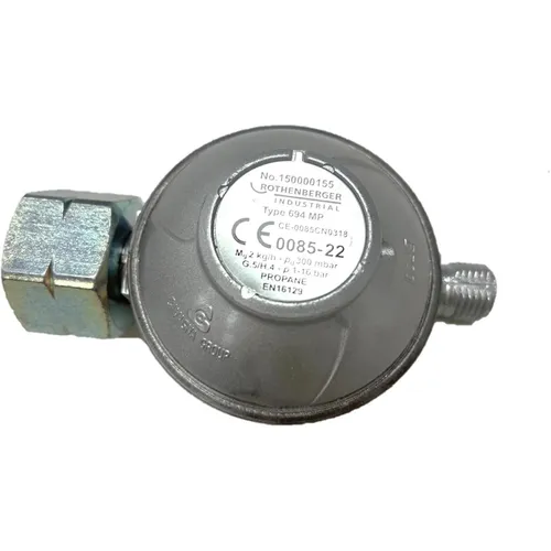 ROTHENBERGER Industrial Gasdruckregler 300 mbar | 2 kg/h |  Abgangsgewinde 3/4