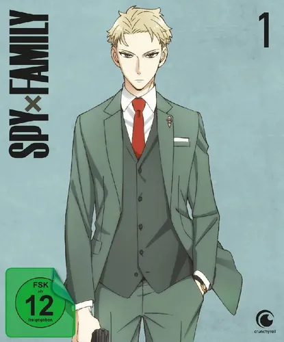 SPY x FAMILY Volume 1 - Loid Forger DVD - Anime-Fernsehserie mit Episoden 1-4, beinhaltet Untertitel und ein Poster Booklet, ideal für Fans von Action und Comedy.