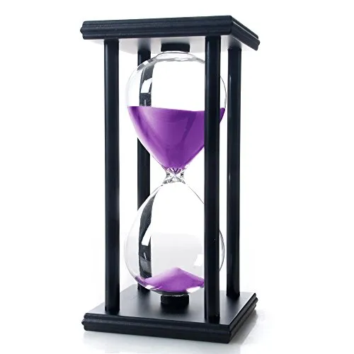 Bellaware Sanduhr, Sanduhr, 60 Minuten, Holz, Violett