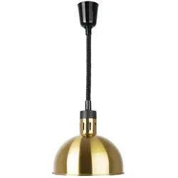 Buffalo Ausziehbare Runde Wärmelampe mit Gold-Finish von Buffalo