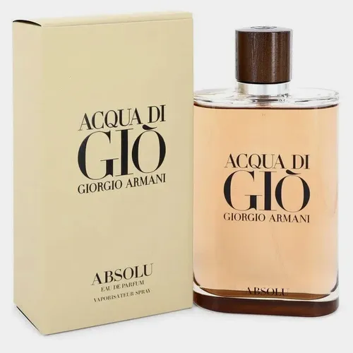 Giorgio Armani Acqua di Gio Absolu Eau de Parfum 200 ml - Herrenparfum, luxuriöser Duft mit maritimen Noten, ideal für besondere Anlässe und den täglichen Gebrauch.