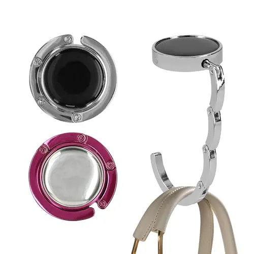 kwmobile Taschenhalter für Tisch in silber von kwmobile
