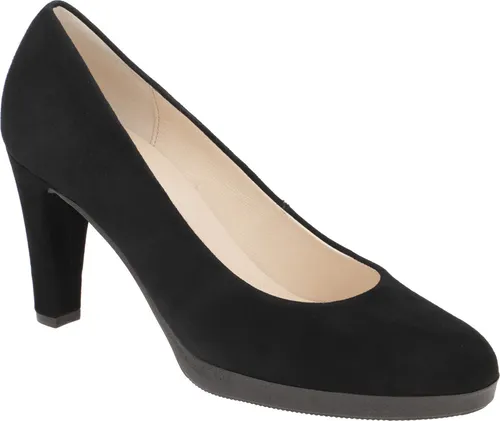 Gabor Plateau Pumps Damen 31353130343435 Schwarz 38 EU - Elegante Gabor Pumps für Damen in Schwarz mit 7 cm Absatz und weich gepolstertem Fußbett. Ideal für stilvolle Business-Looks oder besondere Anlässe – kombinieren Sie Komfort mit klassischer Eleganz!