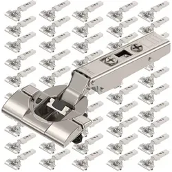 vasalat BLUM CLIP top Scharniere 110° - 50 Stück - Zubehör für Möbel mit innovativem Inserta-Mechanismus für werkzeuglose Montage und 3-dimensionaler Verstellung, ideal für eine präzise und einfache Türmontage.