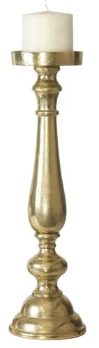 ARTRA Tischkerzenhalter Aluminium Kerzenhalter Altarleuchter Kaya M Gold 55 cm Kerzenständer (1 St)