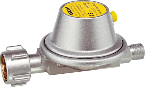 GOK Caravanregler Fahrzeugregler Set 30 mbar 1,2 Kg/h mit Schlauch 10 mm 2026