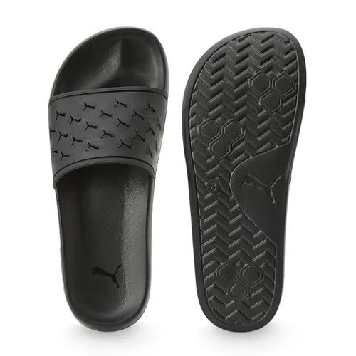Puma Leadcat 2.0 Cut Out Slides in schwarz von PUMA