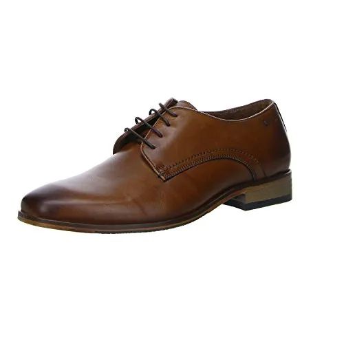 Salamander Herren Steen Derby, Braun Cognac 04, 45 EU - Elegante Schnürhalbschuhe - Herren-Schnürhalbschuhe aus hochwertigem Leder mit komfortabler Sohle, ideal für stilvolle Auftritte im Büro oder Freizeit.