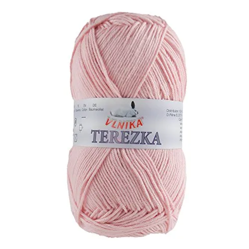 50g Strickgarn Häkelgarn Terezka 100% Baumwolle Baumwollgarn Baumwollstrickgarn