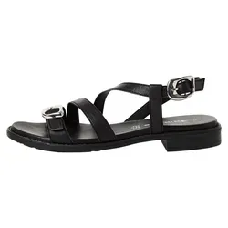 Tamaris Blockabsatz Sandalette in Schwarz, Größe 40 EU - Modische Riemchensandale mit 2,5 cm Absatzhöhe, aus hochwertigem Leder und Synthetik. Ideal für stilvolle Auftritte, bietet Komfort und ein elegantes Design.