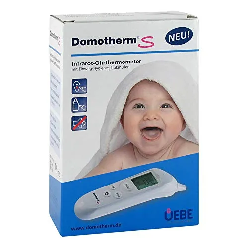 DOMOTHERM S Infrarot-Ohrthermometer – Präzise Temperaturmessung - Fieberthermometer für schnelle und genaue Messungen, ideal für die ganze Familie.
