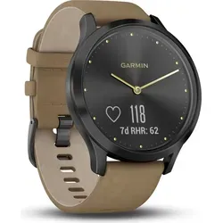 Garmin vivomove HR Premium black/tan