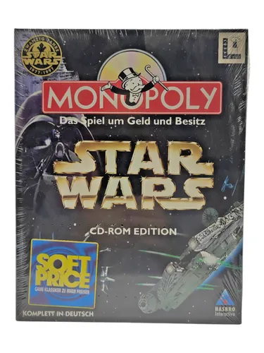 ✅Monopoly Star Wars Edition  (PC Spiel 1999 Lucasarts) (DE) BIG BOX ✅NEU SEALED✅