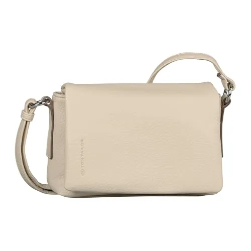 TOM TAILOR Lissi Flap Bag no Zip Umhängetasche - Damentasche in Beige, ideal für Freizeit und stylische Akzente. Verstellbarer Trageriemen und praktischer Überschlagverschluss bieten Komfort und Funktionalität.