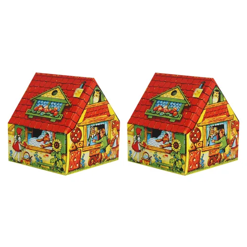 Pulsnitzer Pfefferkuchenhaus Lebkuchen 2er Pack - Kekse & Kleingebäck, köstlicher Lebkuchen im festlichen Design, ideal für die Weihnachtszeit oder als Geschenk.